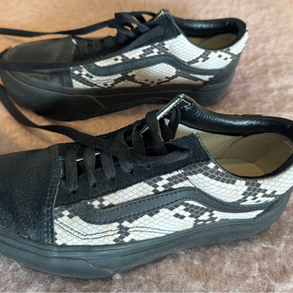 Vans Checkered Black and White Espadrilles